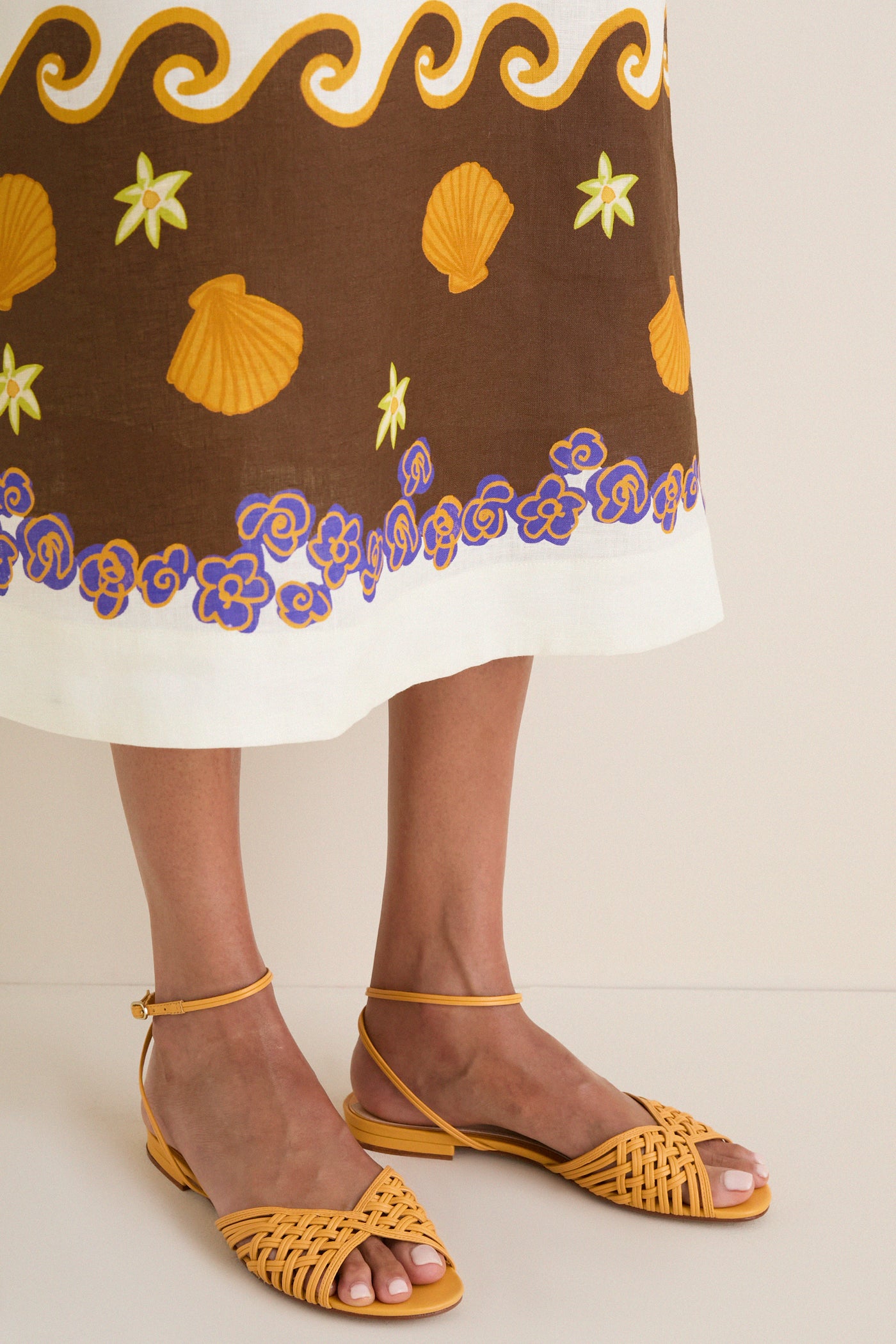 Cream Island Cove Ballet Day Dress