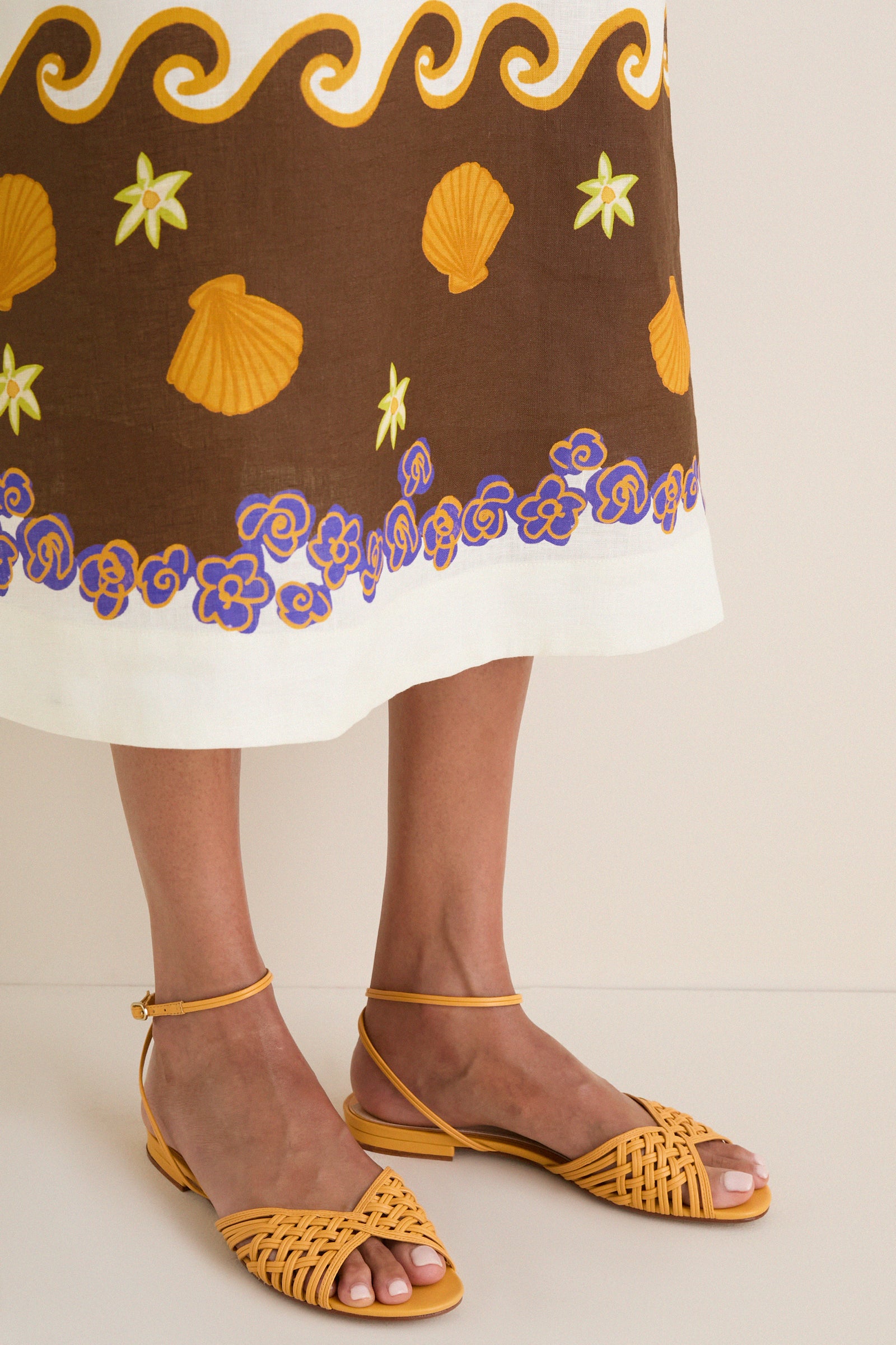 Cream Island Cove Ballet Day Dress