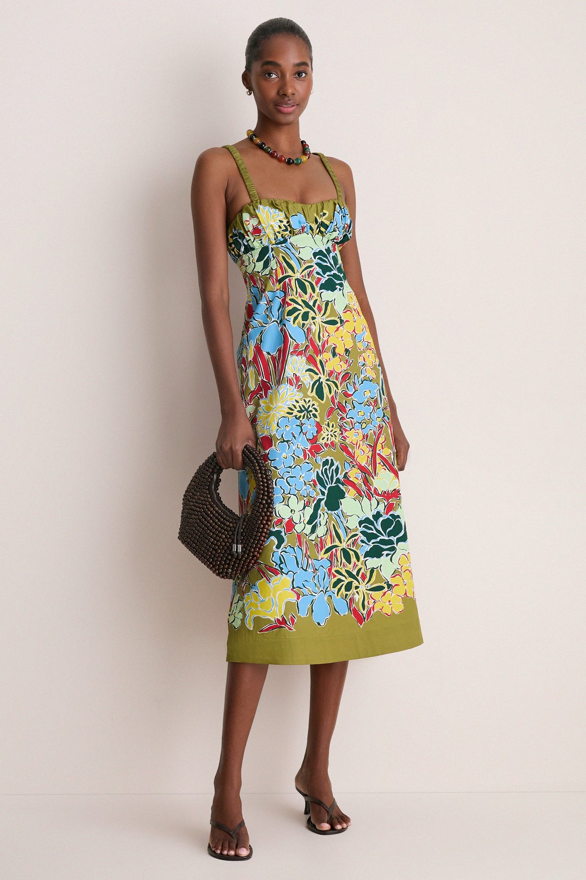 franca midi dress alemais Alemais Sea Midi Dress in Cream (TS) Hampden Clothing