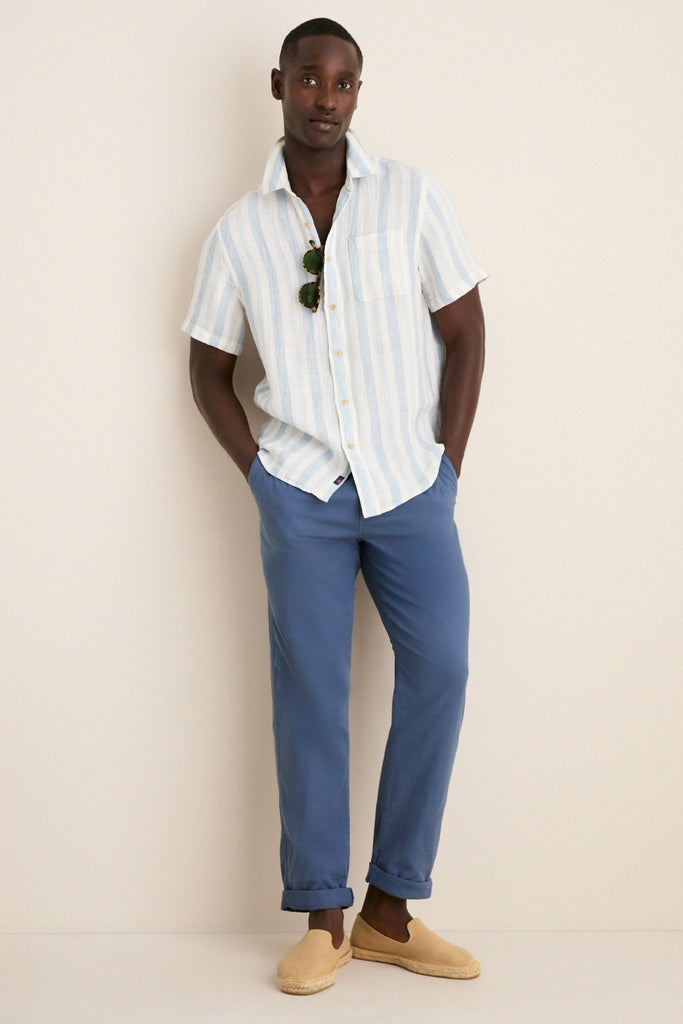 french blue dress pants French Blue Tuxedo Pants