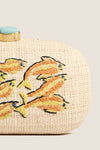 Natural and Yellow Minnow Minaudiere