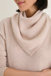 Sandstone Cashmere Triangle Scarf