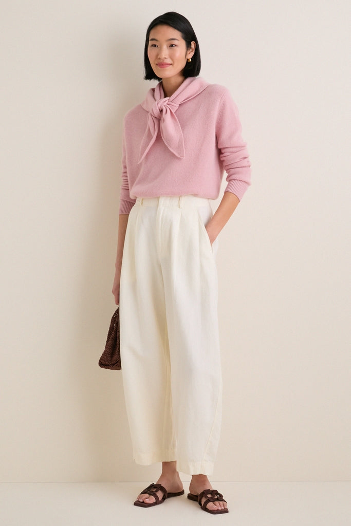 Powder Pink Cashmere Triangle Scarf | Tuckernuck
