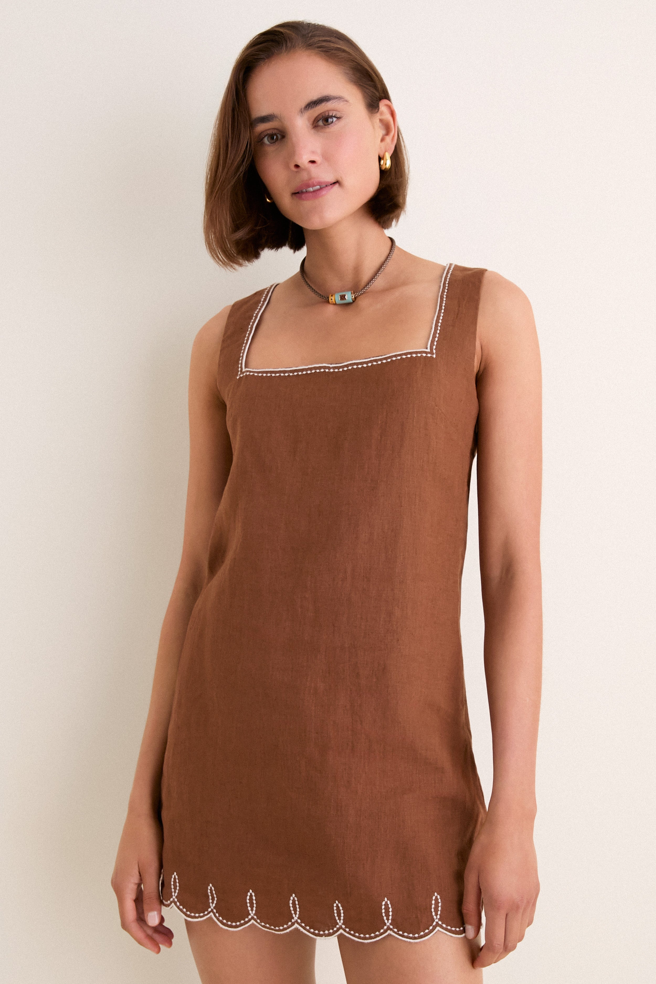 Deep Ochre Shanice Dress | Veronica Beard