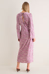 Orchid Haze Multi Midi Gemma Dress