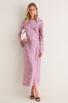 Orchid Haze Multi Midi Gemma Dress