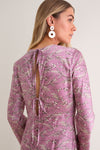 Orchid Haze Multi Midi Gemma Dress