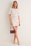 Ecru Multi Ohemia Skirt