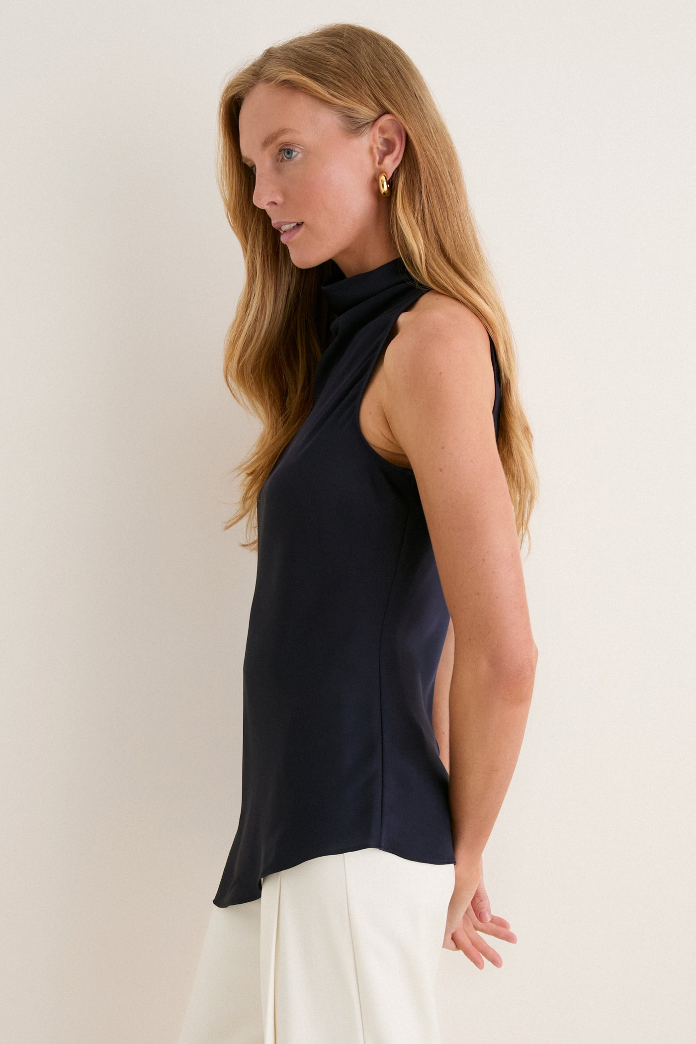 Navy Radford Tunic Top