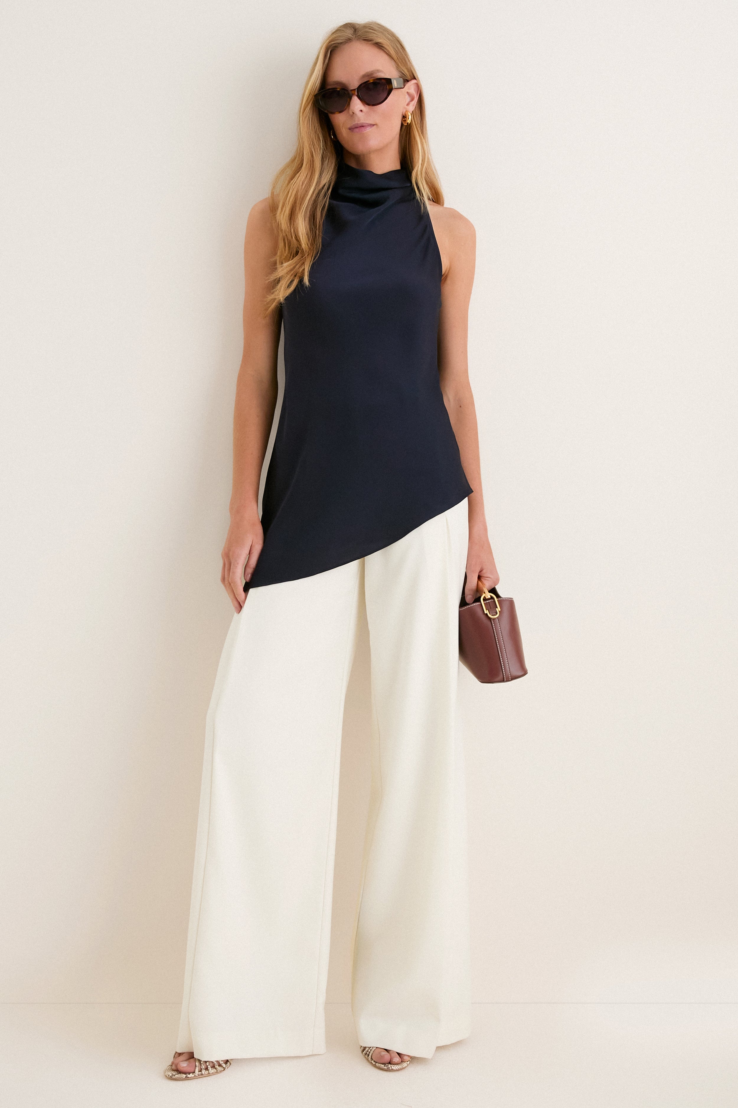 Navy Radford Tunic Top
