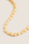 Beige Topaz Mary Necklace