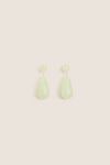 Silver Green Serpentine Lola Earrings