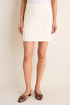 Ecru Cotillard Knit Skirt