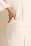 Ecru Cotillard Knit Skirt
