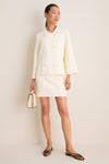 Ecru Cotillard Knit Skirt