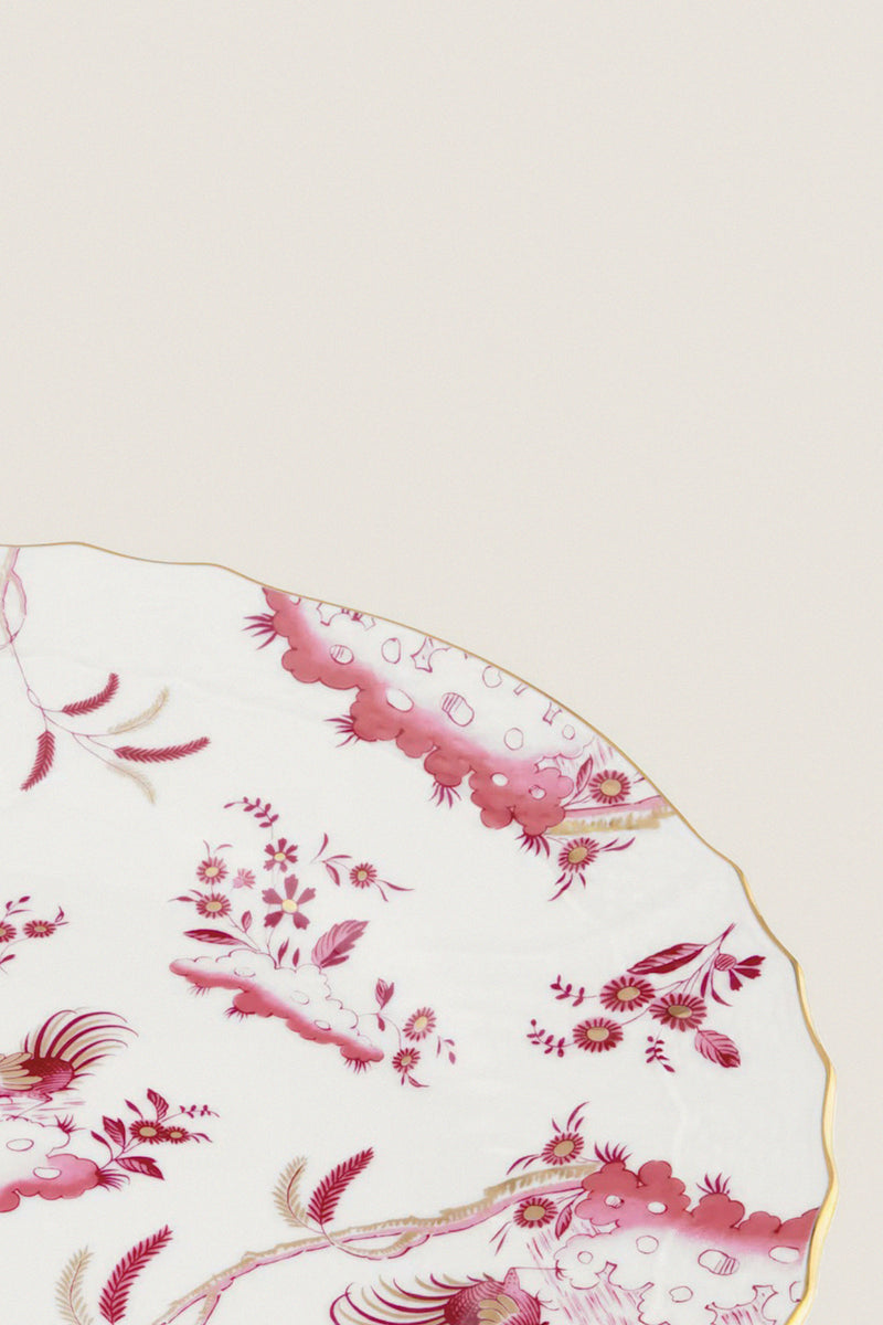 Oro Di Doccia Magenta Dinner Plate | Ginori 1735