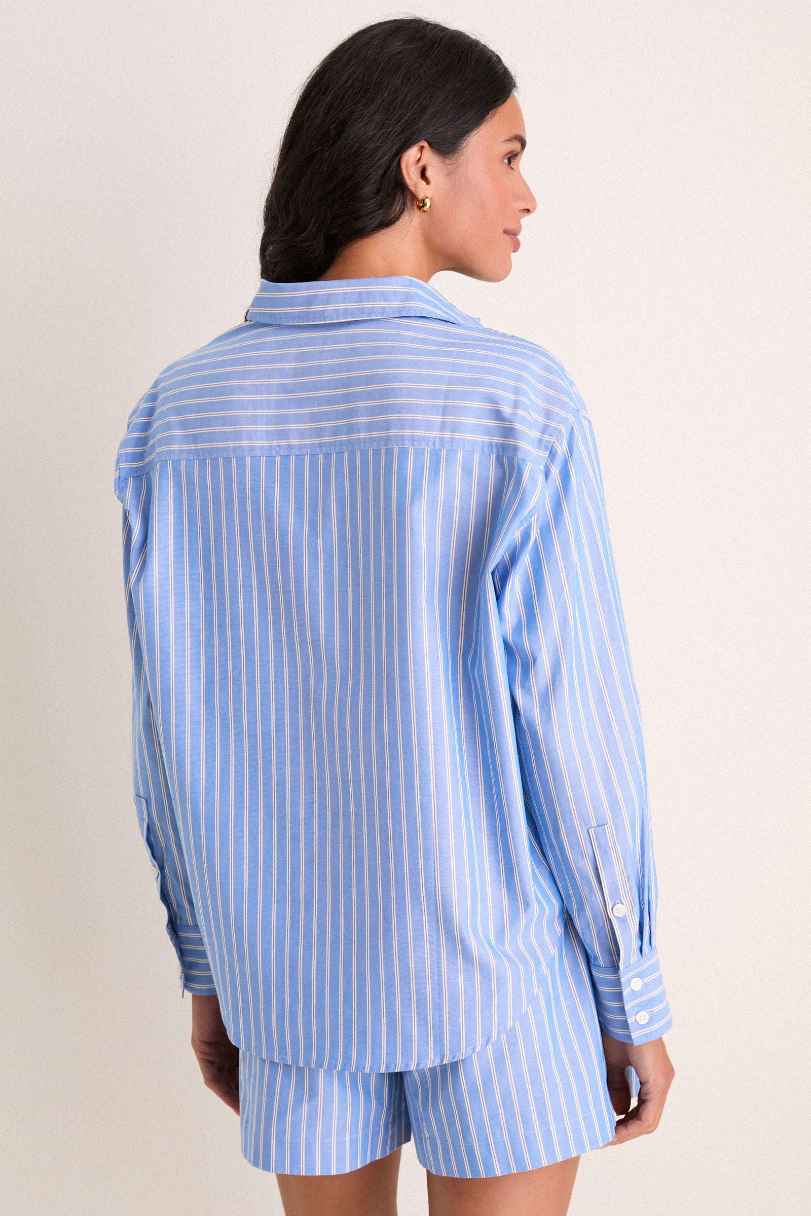 Stormy Stripe Nadine Button Down