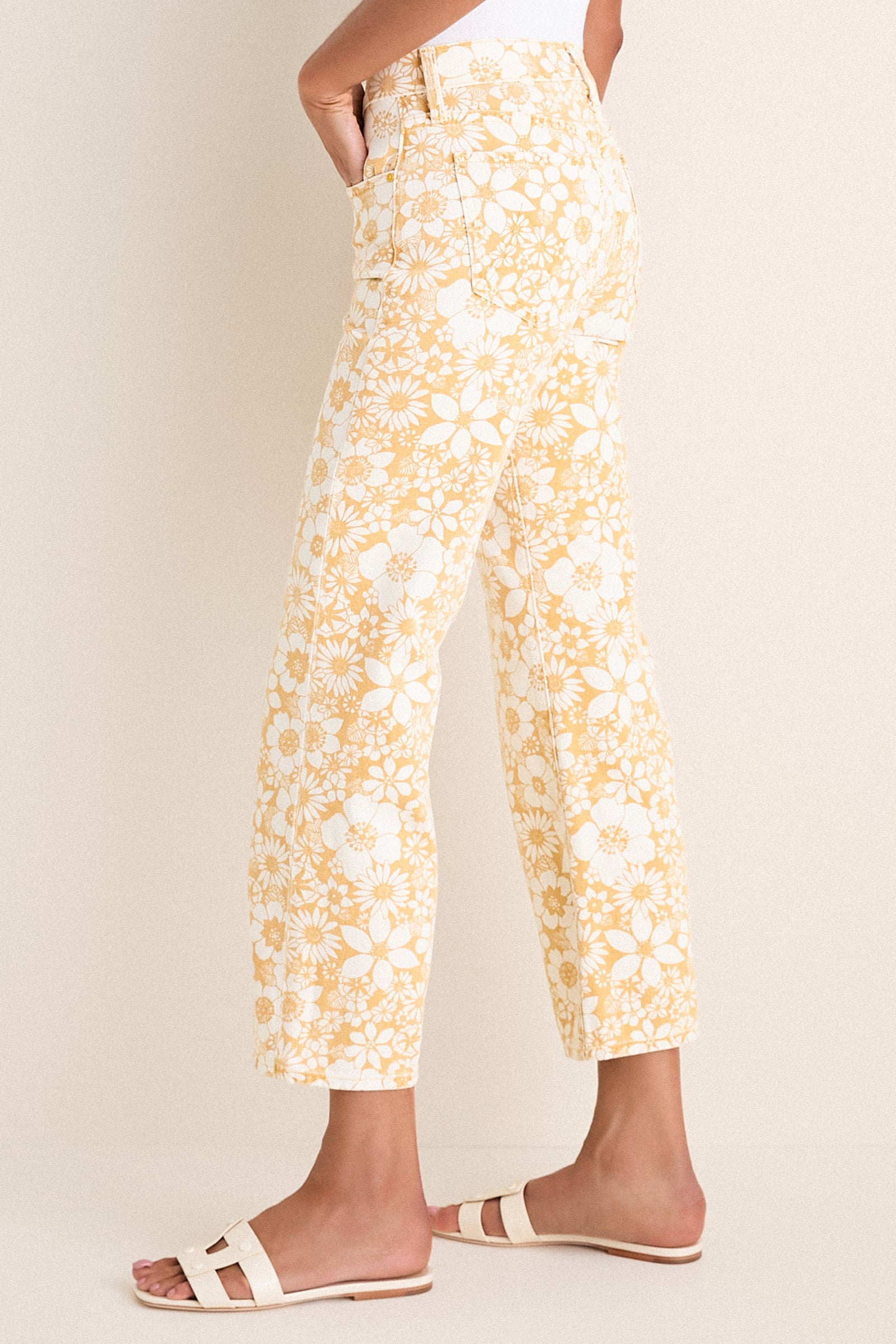 Floral Notes The Mid Rise Rambler Zip Ankle