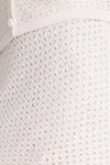 Ivory Crochet Emery Mini Skirt