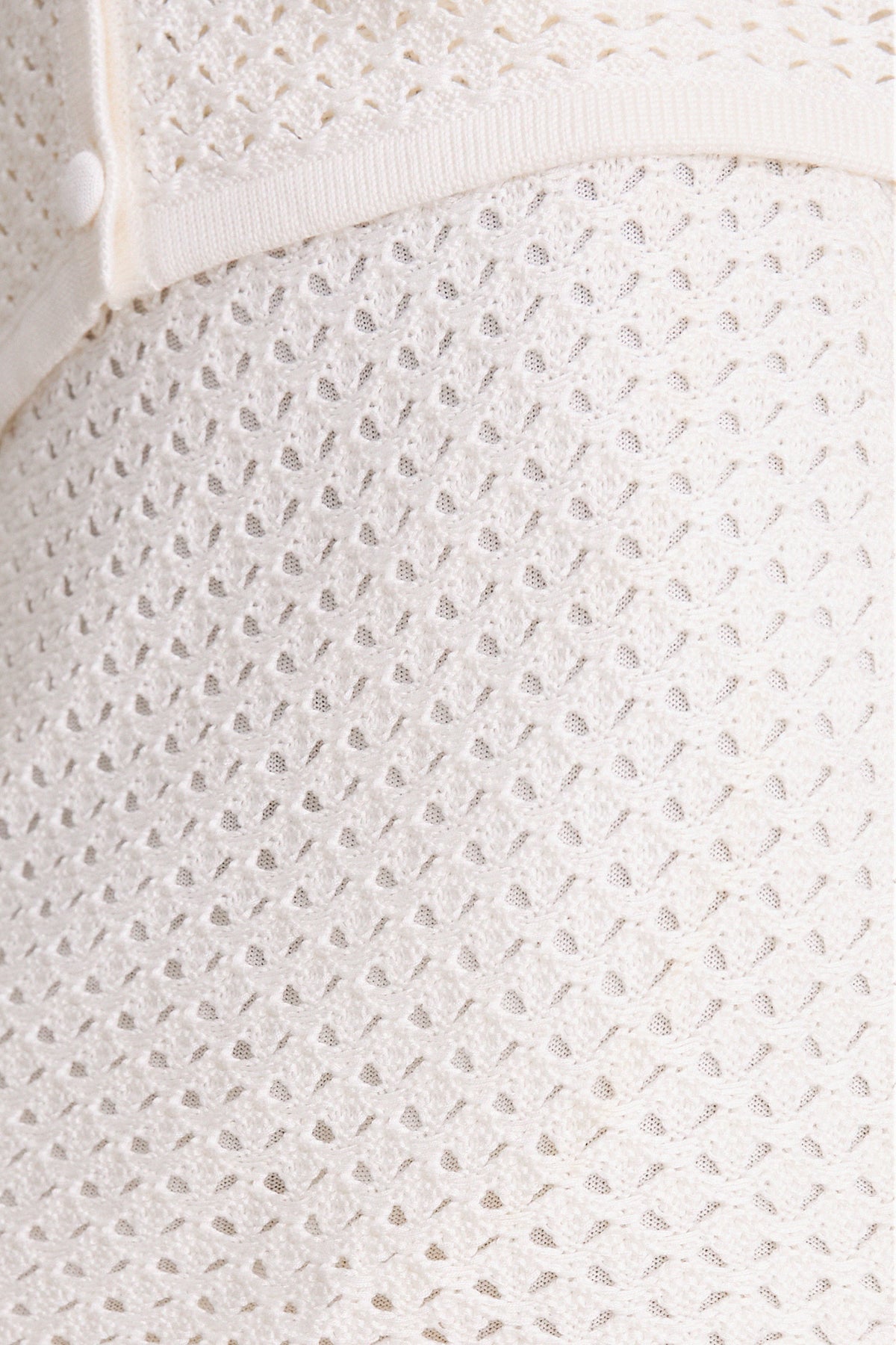 Ivory Crochet Emery Mini Skirt