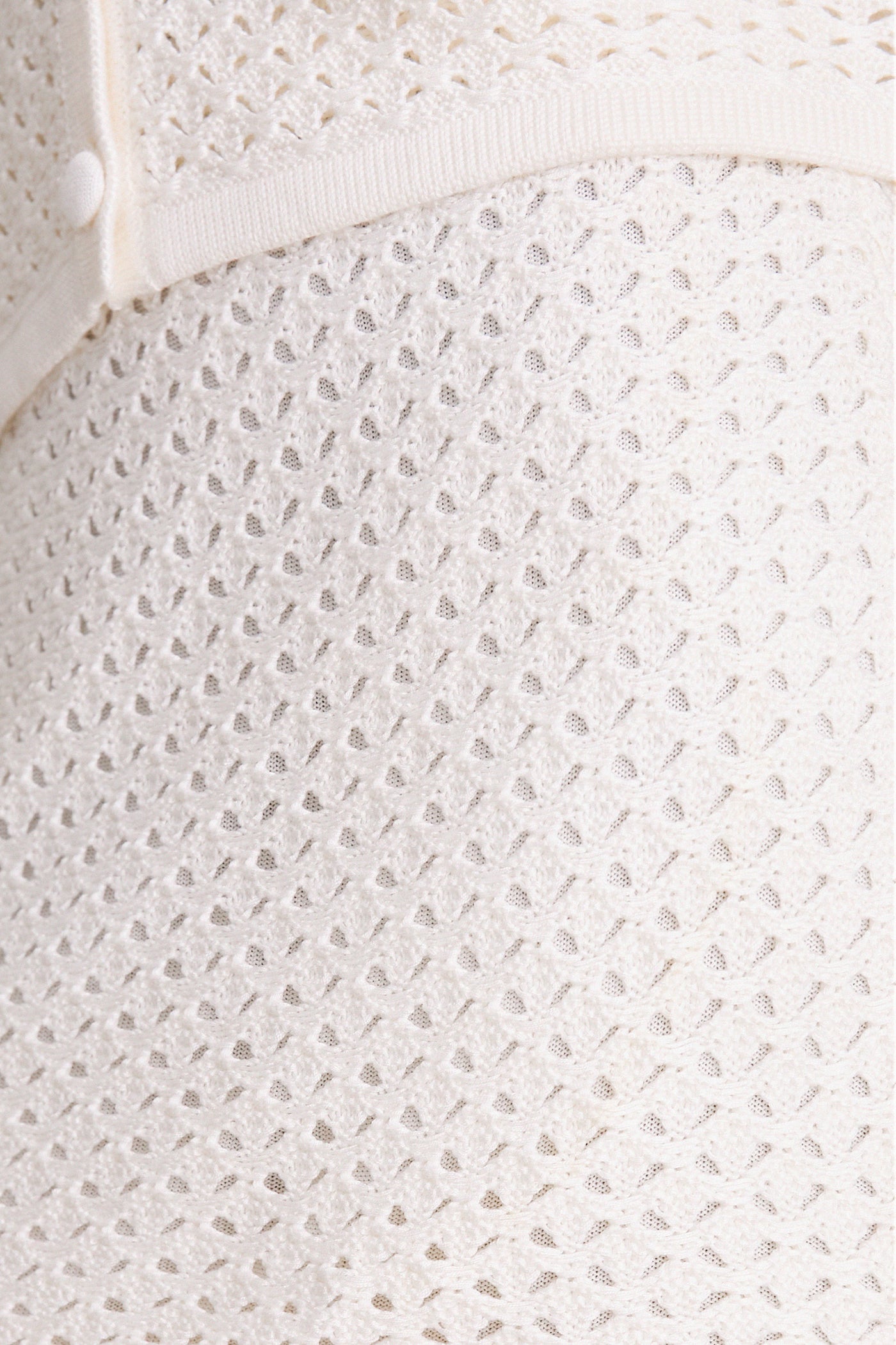 Ivory Crochet Emery Mini Skirt