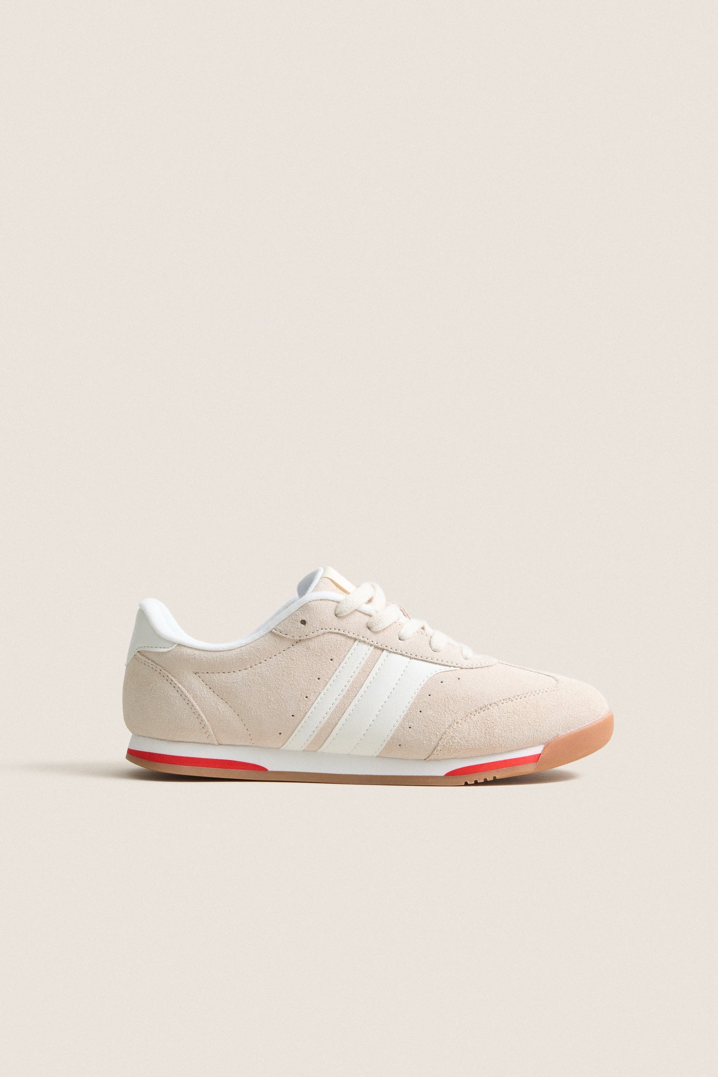 Parchment and Egret Revival Sneakers
