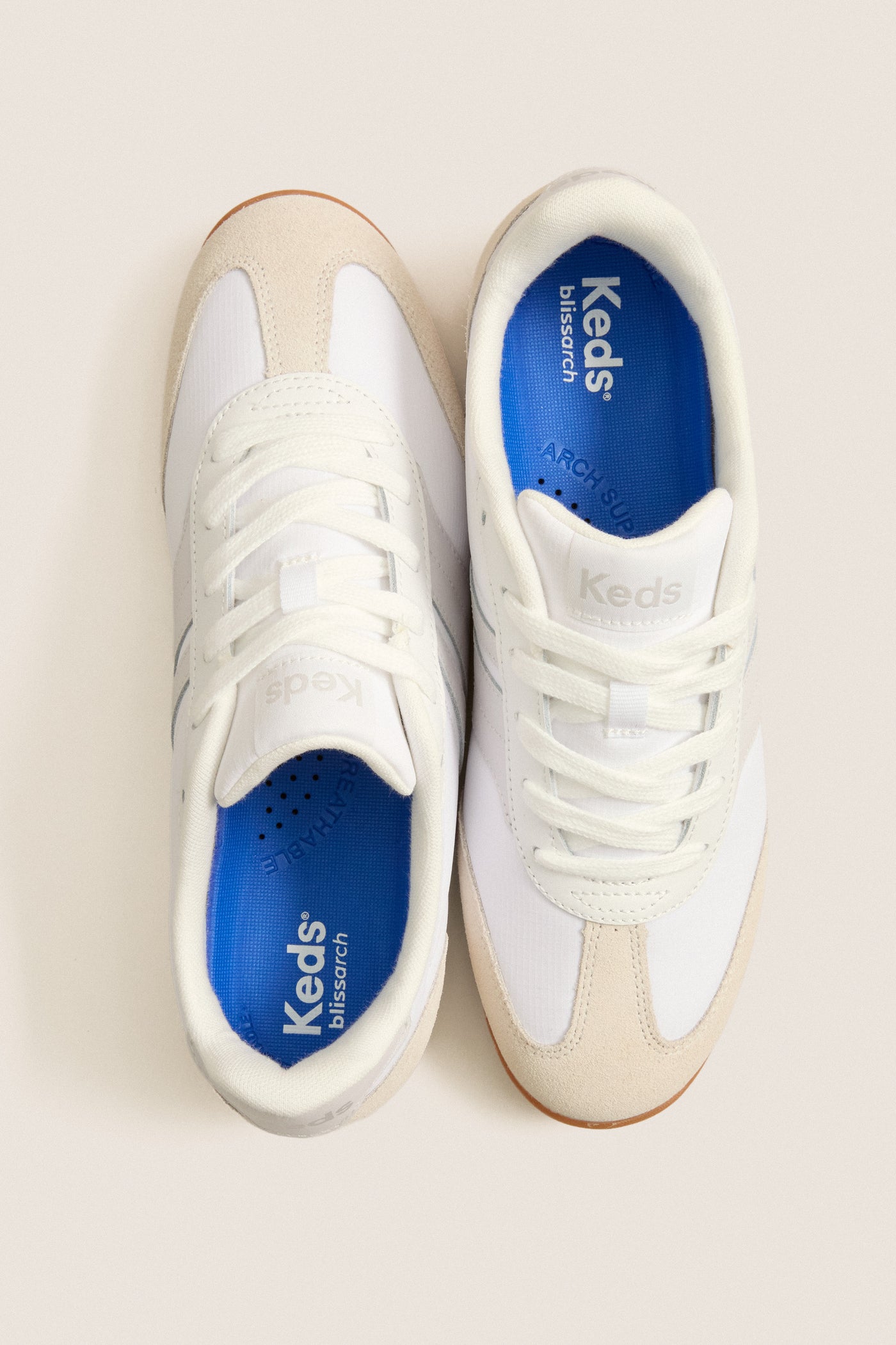 White and Grey Revival Sneakers