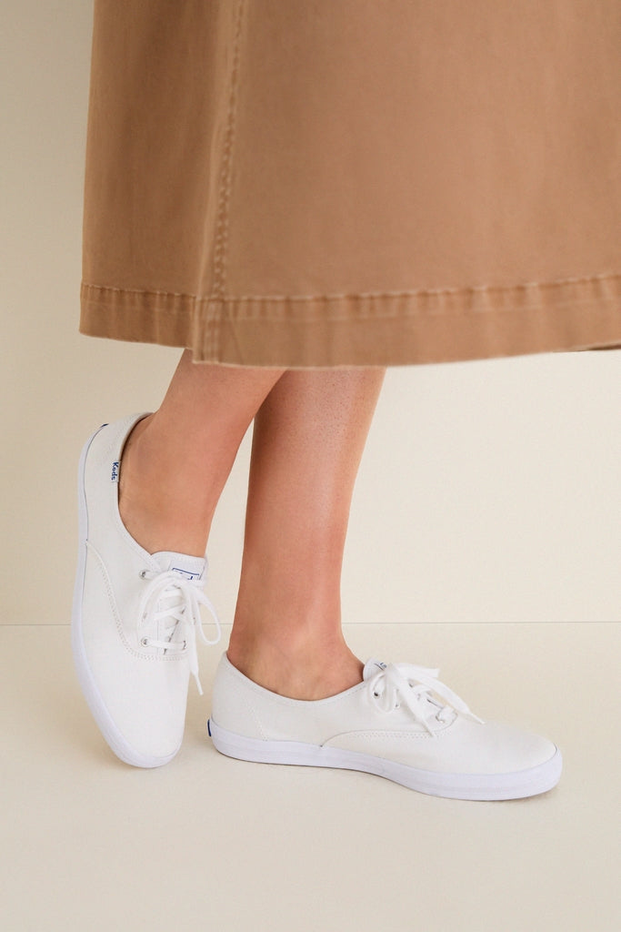 White Champion Canvas Sneakers
