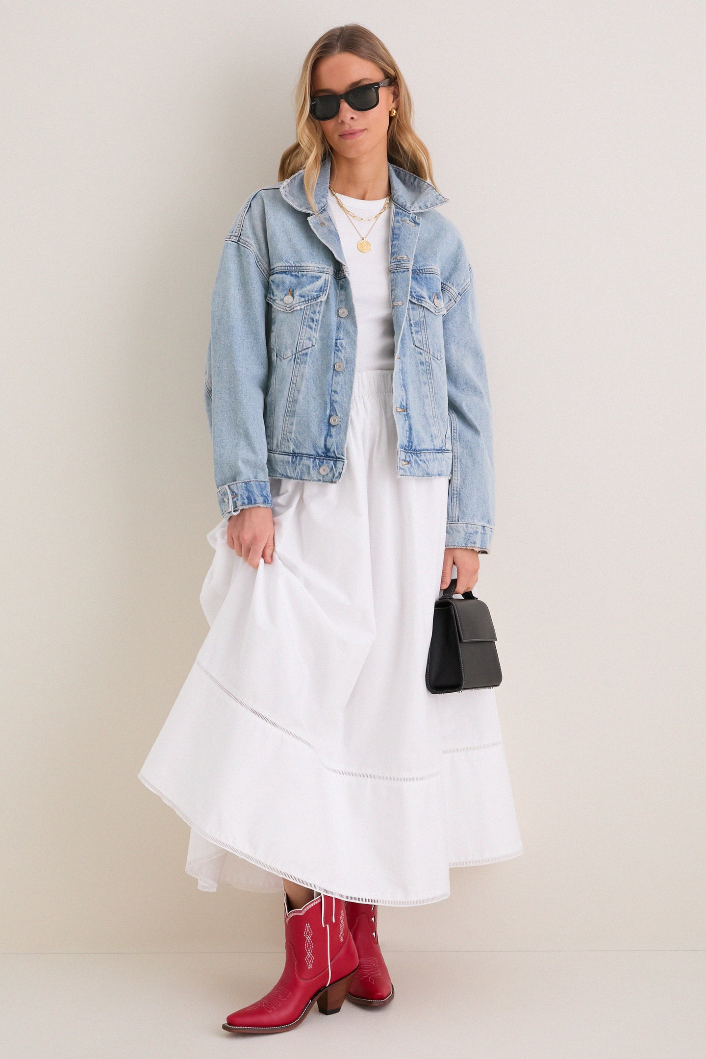 Red and White Bright Booties