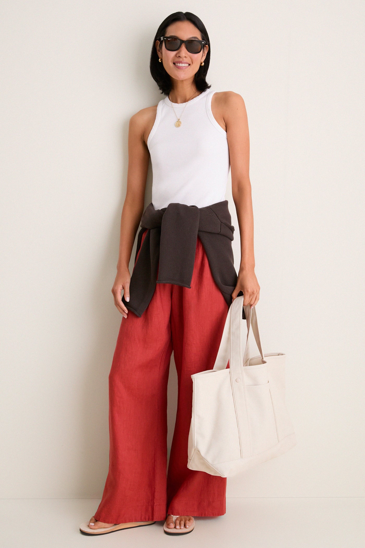 Large Natural Heritage Canvas Tote