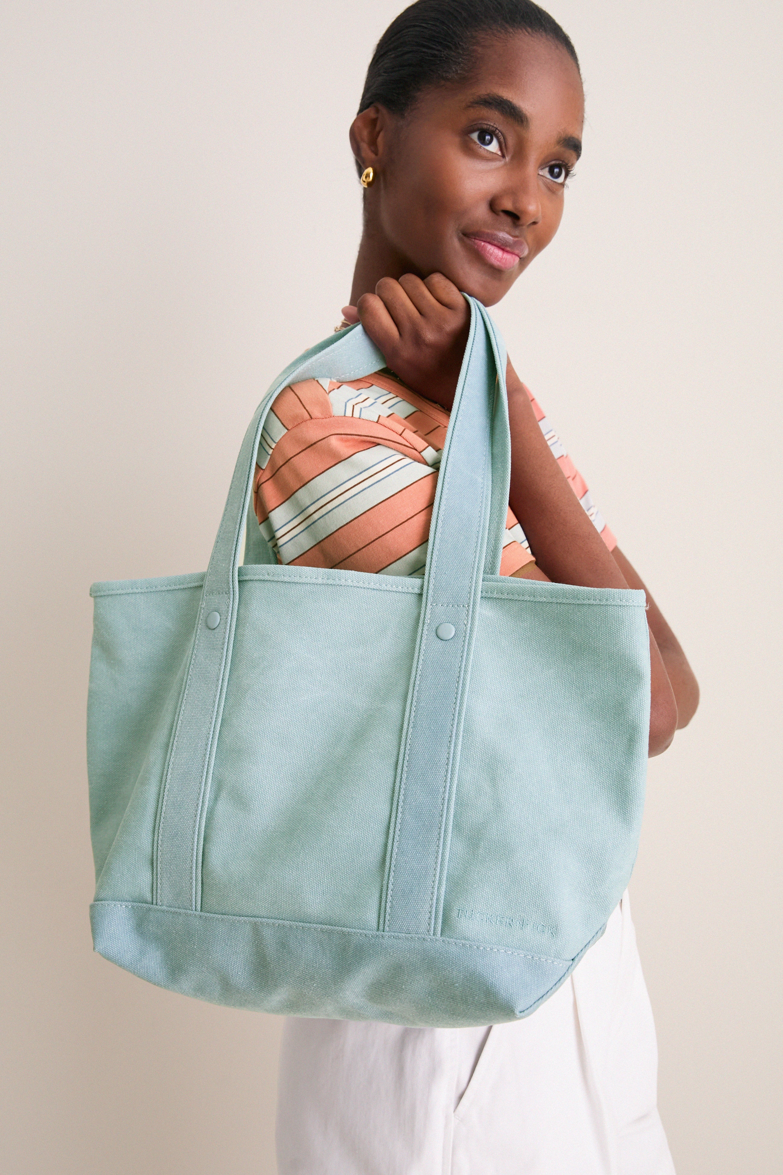 Small Sky Heritage Canvas Tote