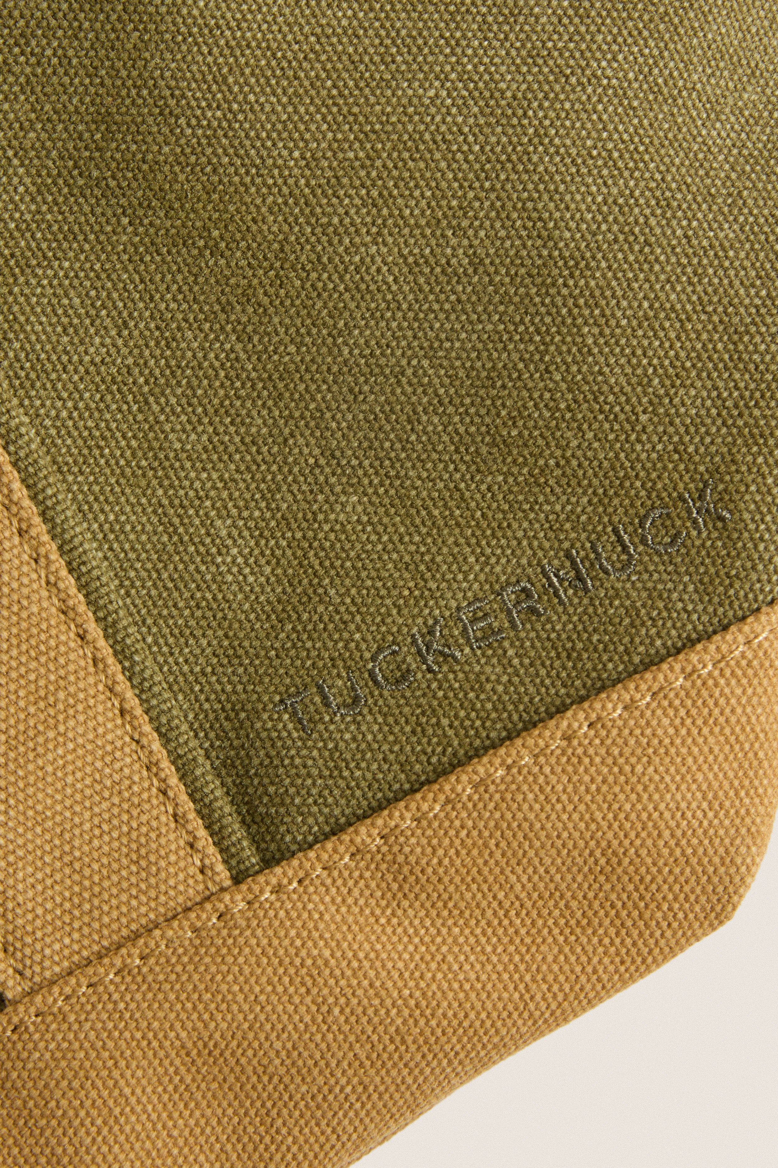 Small Olive Heritage Canvas Tote