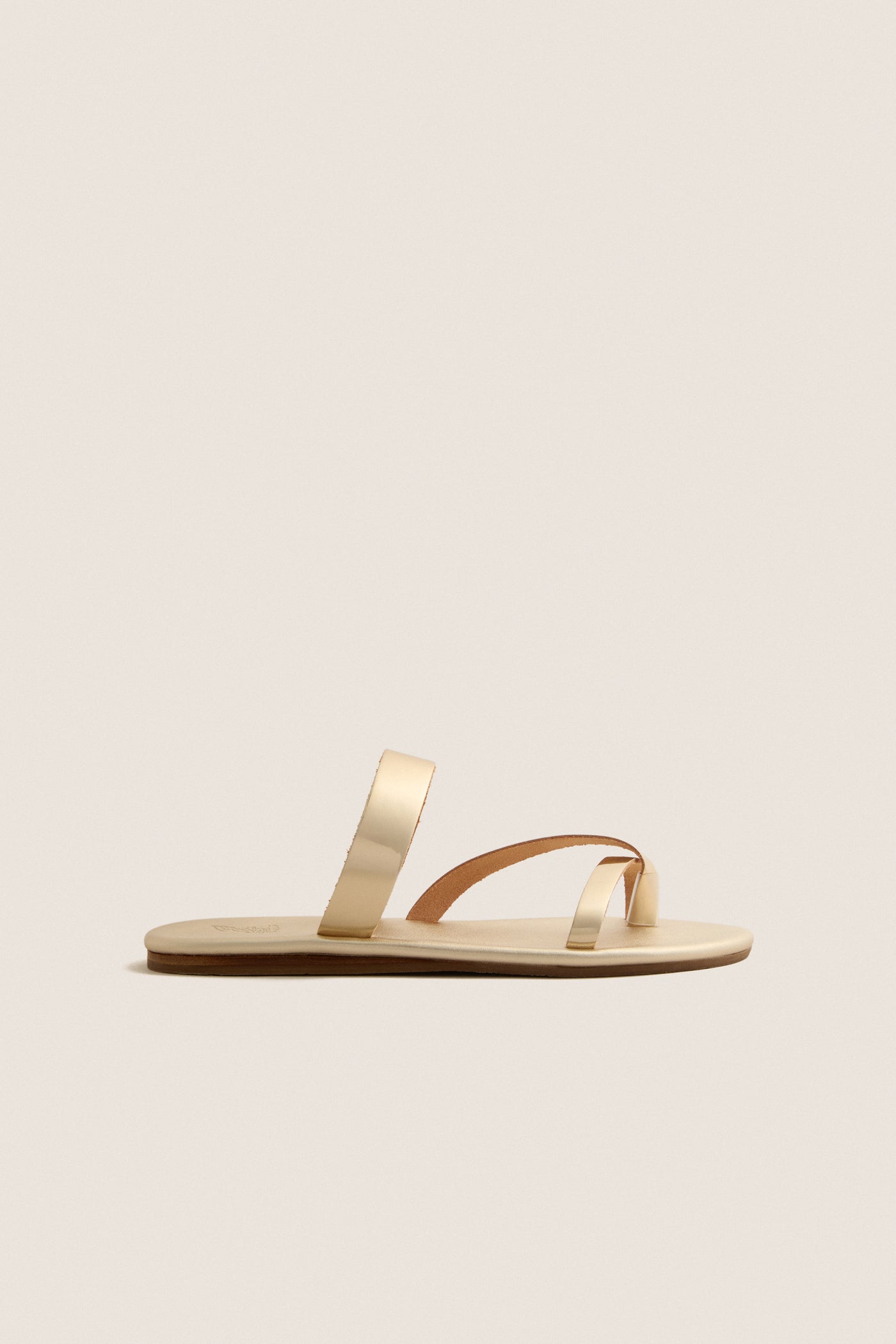 Gold Mirror Daphnae Sandals