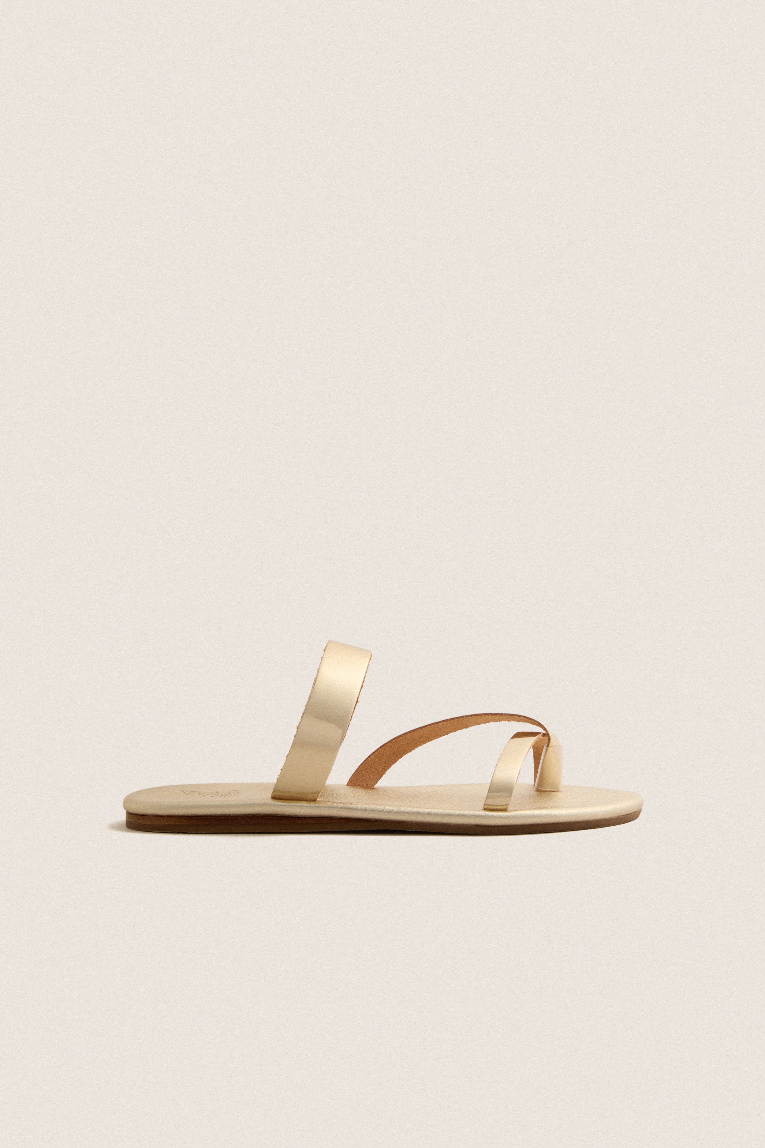 Gold Mirror Daphnae Sandals
