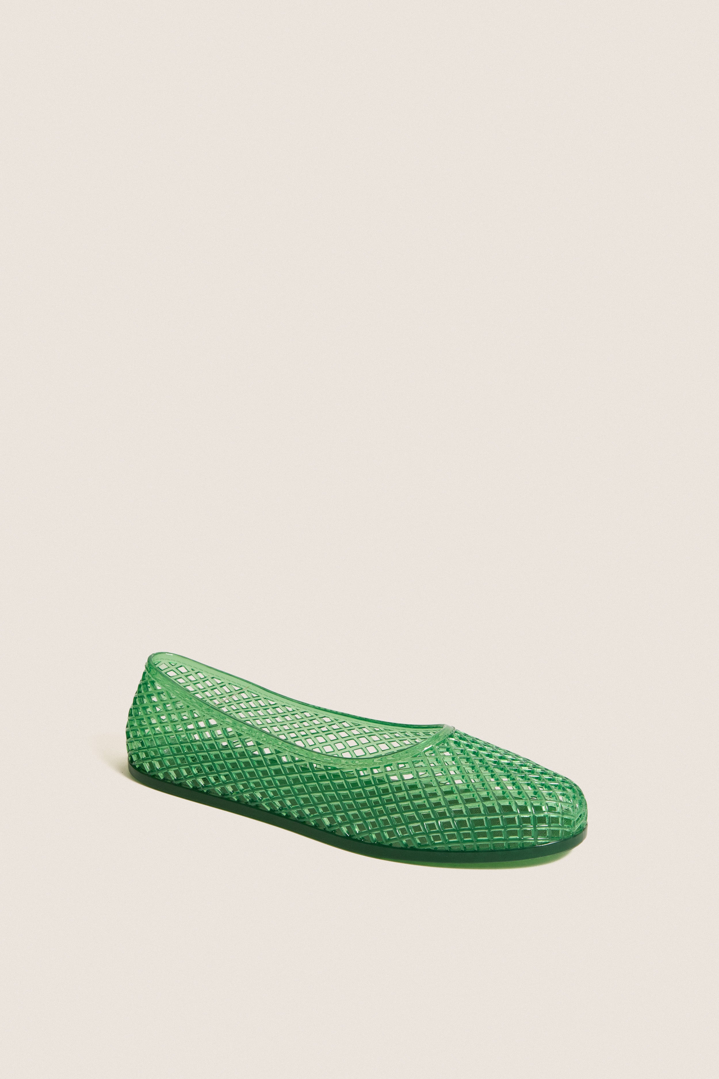 Green Iro Jelly Flats | Ancient Greek Sandals