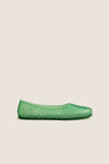 Green Iro Jelly Flats