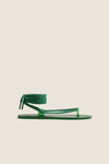 Green Jelly Esther Wrap Sandals