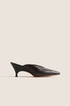 Chocolate Petra Mule Heels
