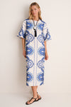Ultramarine Medallion James Dress