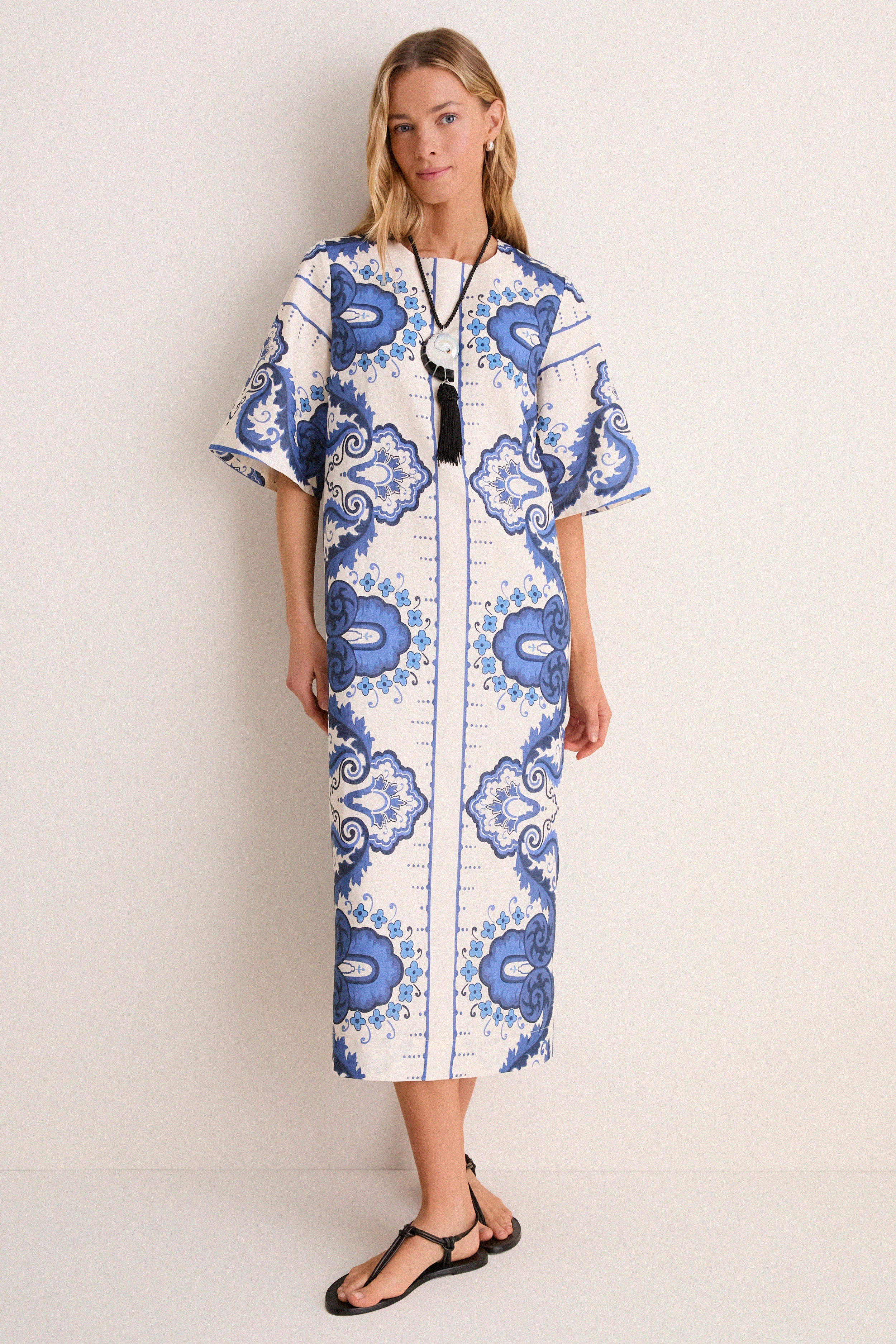 Ultramarine Medallion James Dress