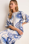 Ultramarine Medallion James Dress
