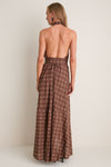 Neapolitan Embroidered Dot Hadley Halter Dress