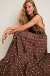 Neapolitan Embroidered Dot Hadley Halter Dress