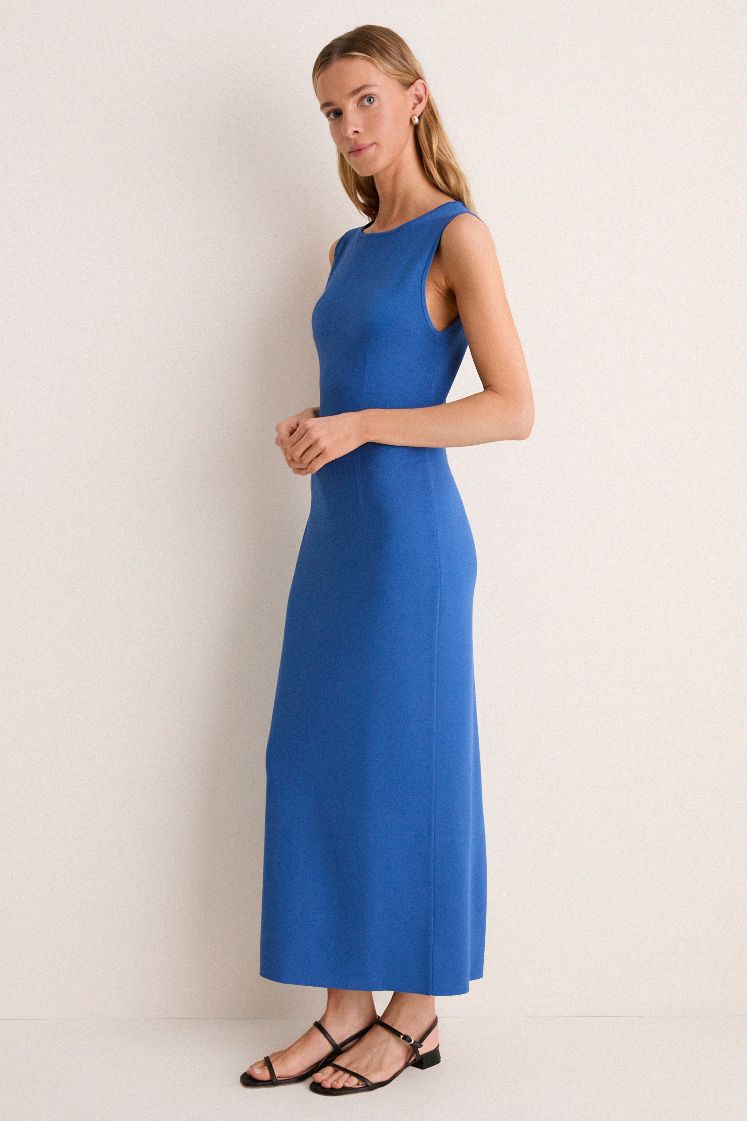 Azure Kingston Knit Dress | Tuckernuck