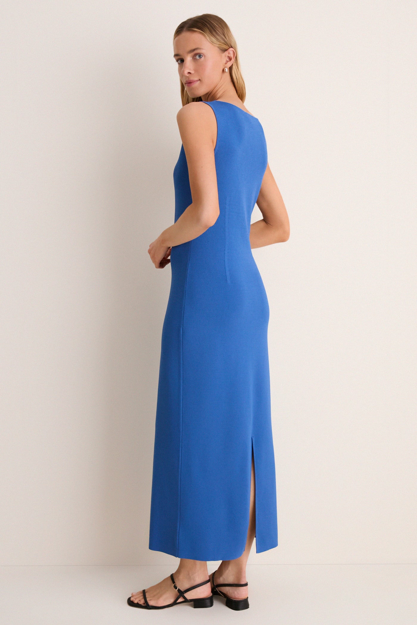 kallan knit dress blue Kallan Knit Dress