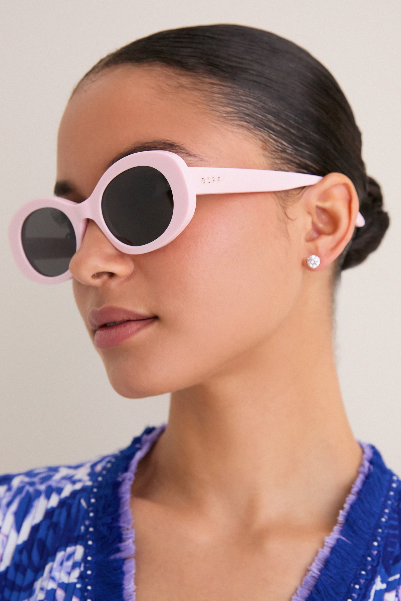 Powder Pink Polarized Lainey Sunglasses