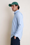 Cloudy Blue Lewis Performance Twill Sport Shirt