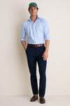 Cloudy Blue Lewis Performance Twill Sport Shirt