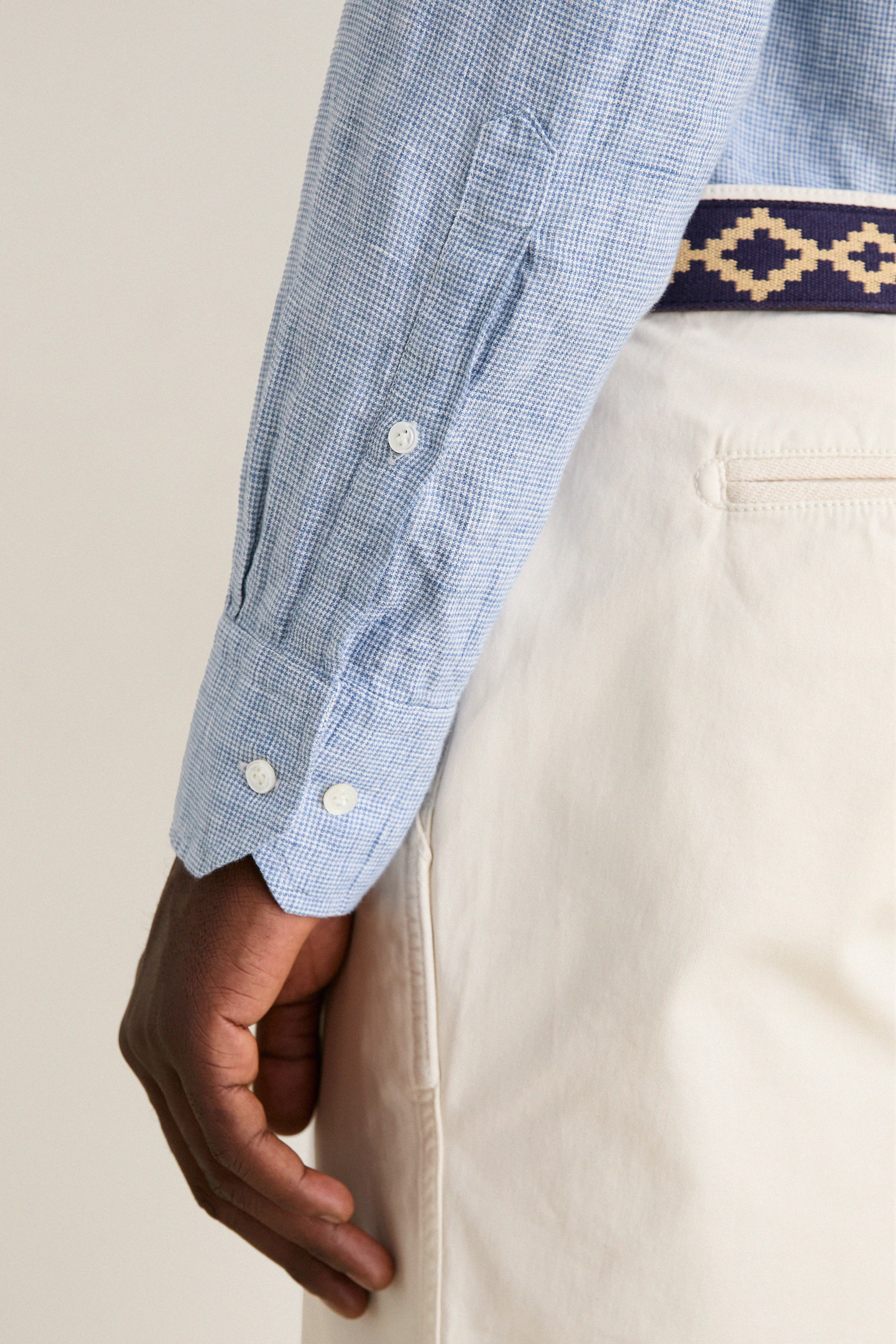 Storm Astino Lino Check Sport Shirt