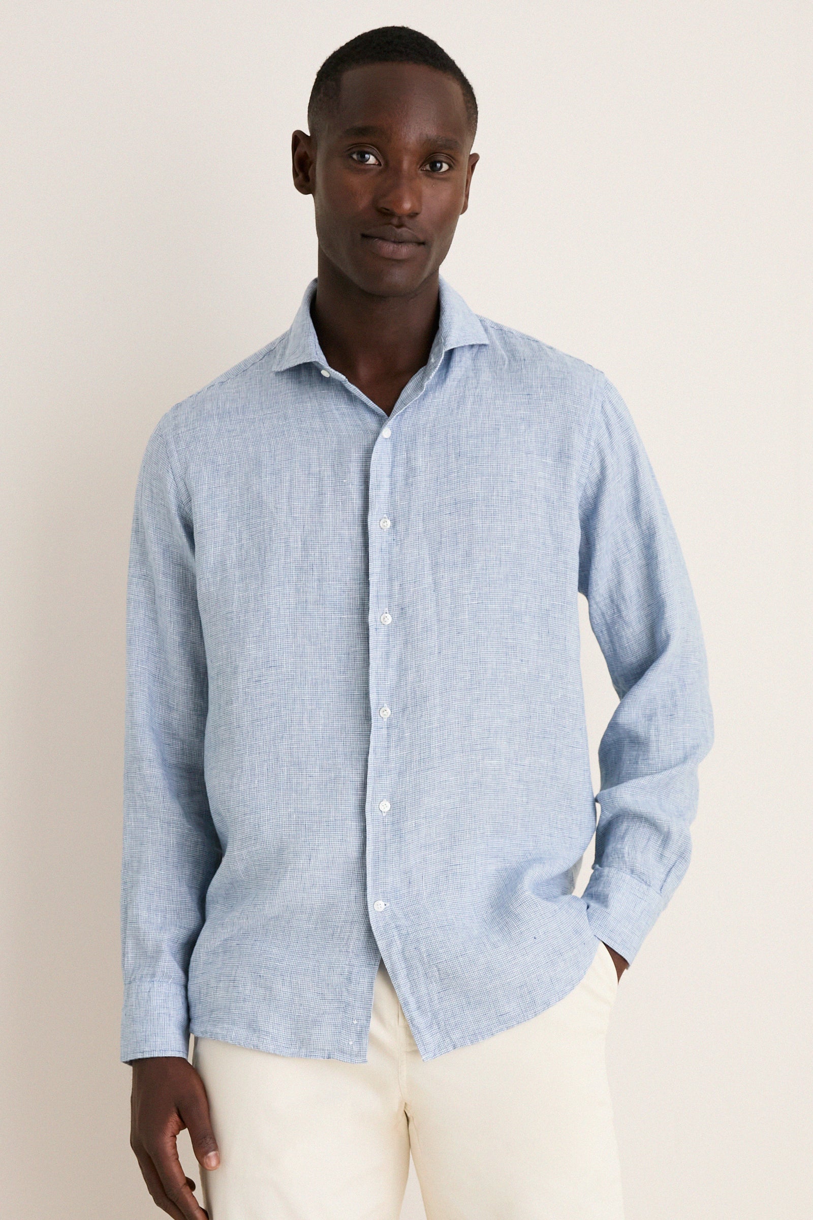 Storm Astino Lino Check Sport Shirt